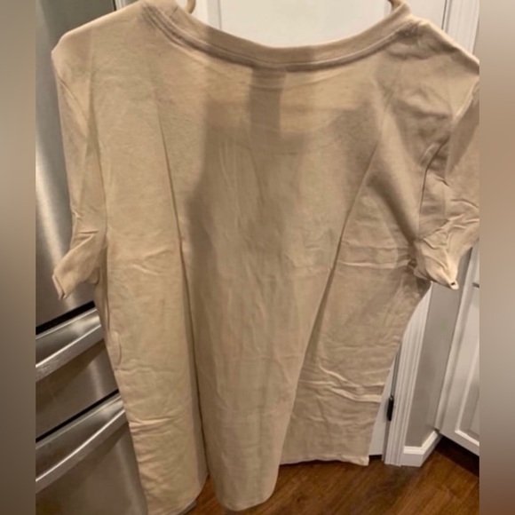 VS PINK PALM SHINE LOGO TSHIRT LARGE NWT - Picture 3 of 5